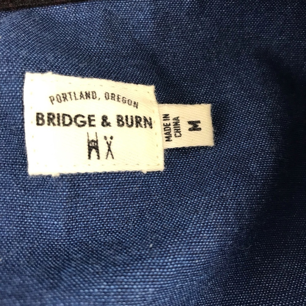 Bridge & Burn Cedar Overshirt Size M - Picture 7 of 8